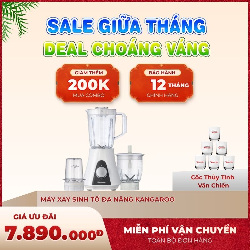 Máy xay sinh tố đa năng Kangaroo KGBL3P1