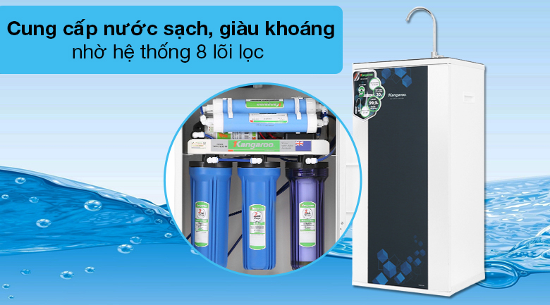 Máy lọc nước RO Kangaroo KG08G4VTU 8 lõi