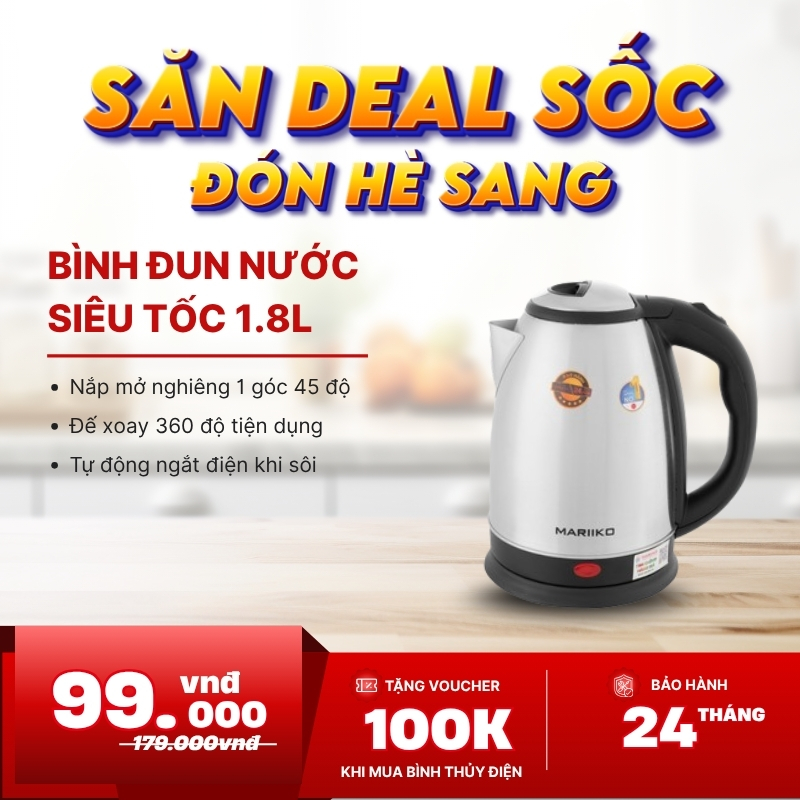 Ấm siêu tốc Mariiko MR8212