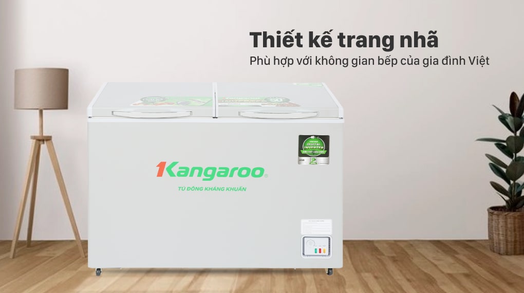 Tủ đông Kangaroo Inverter 286 lít KGFZ290IC1