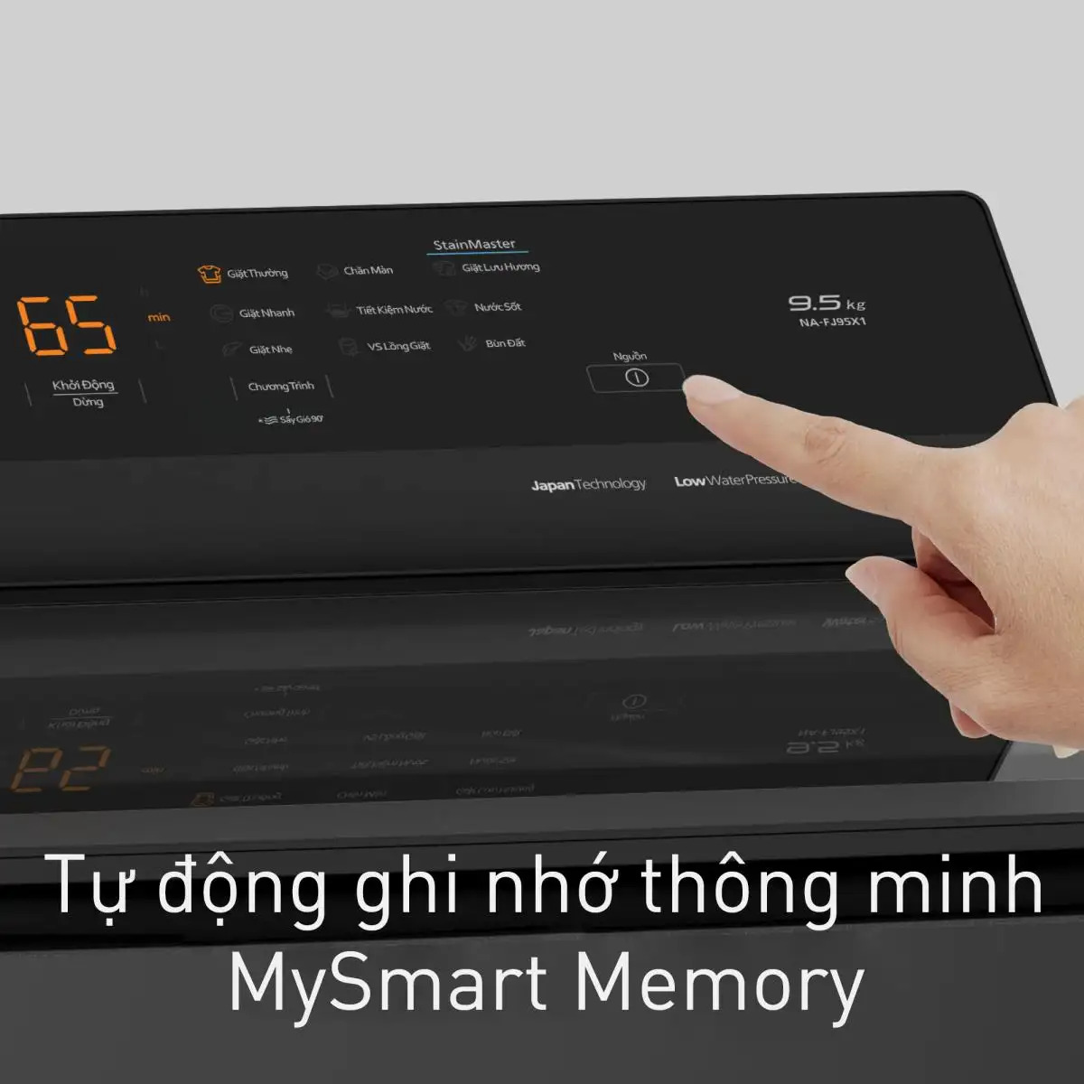 Máy giặt Panasonic Inverter 9.5 kg NA-FJ95X1BV