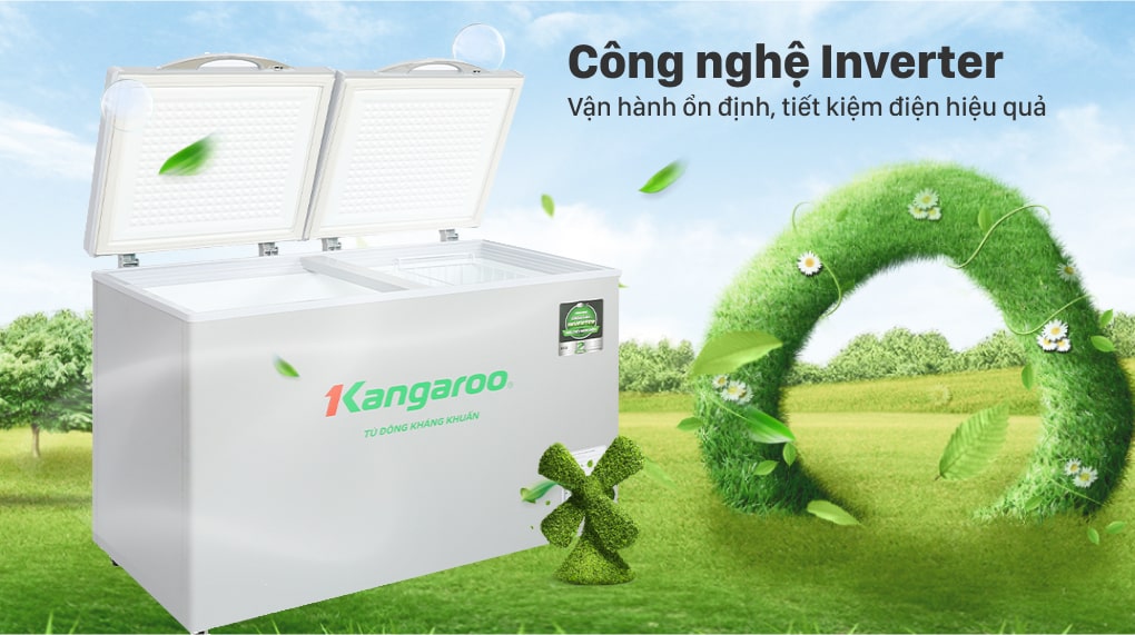 Tủ đông Kangaroo Inverter 286 lít KGFZ290IC1