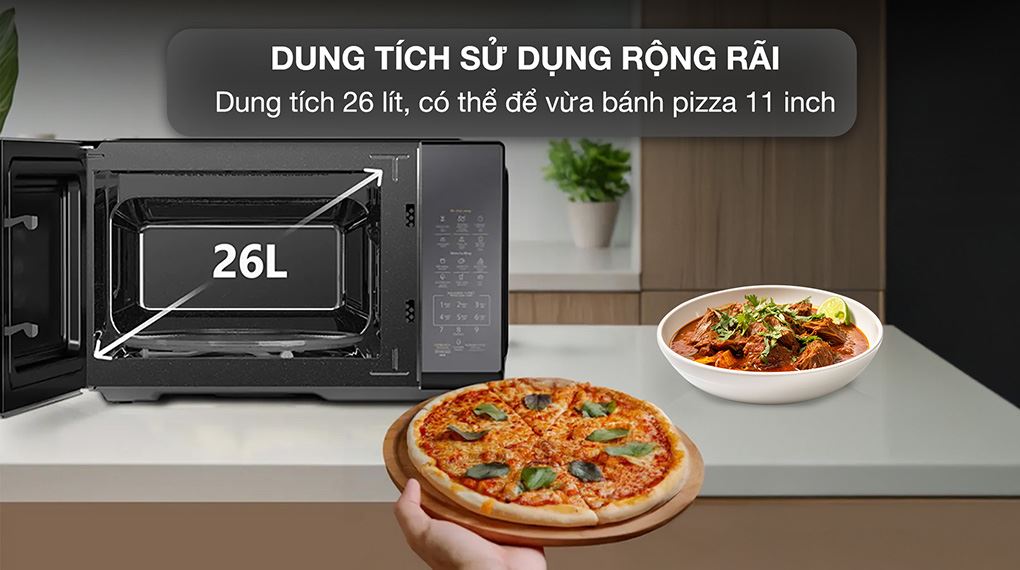 Lò vi sóng có nướng Toshiba 26 lít MW3-EG26PE(BM)VN