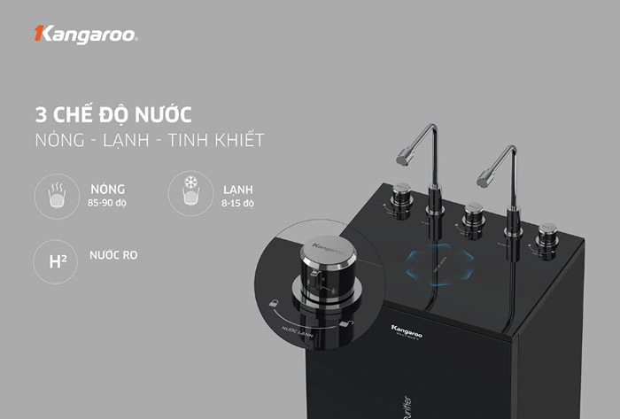 Máy lọc nước nóng lạnh RO Kangaroo Infinity 10 lõi KG10A2I