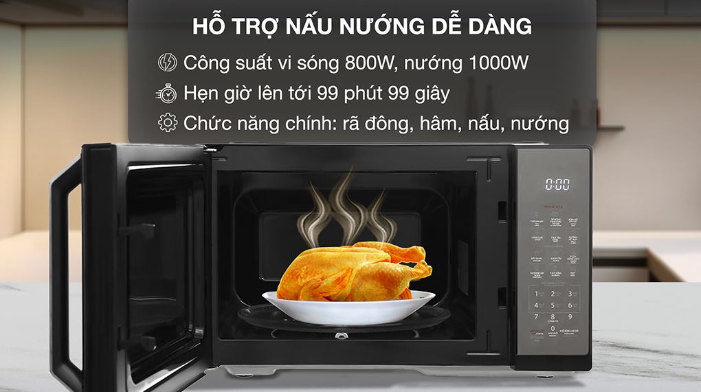 Lò vi sóng có nướng Toshiba 26 lít MW3-EG26PE(BM)VN