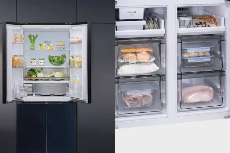Tủ lạnh Panasonic Inverter 445 lít Multi Door NR-XZ520CWKV