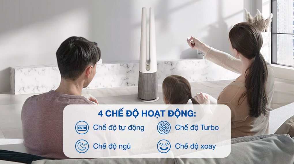 Máy lọc không khí LG PuriCare AeroTower Hit 40W FS15GPBK0.ABAE