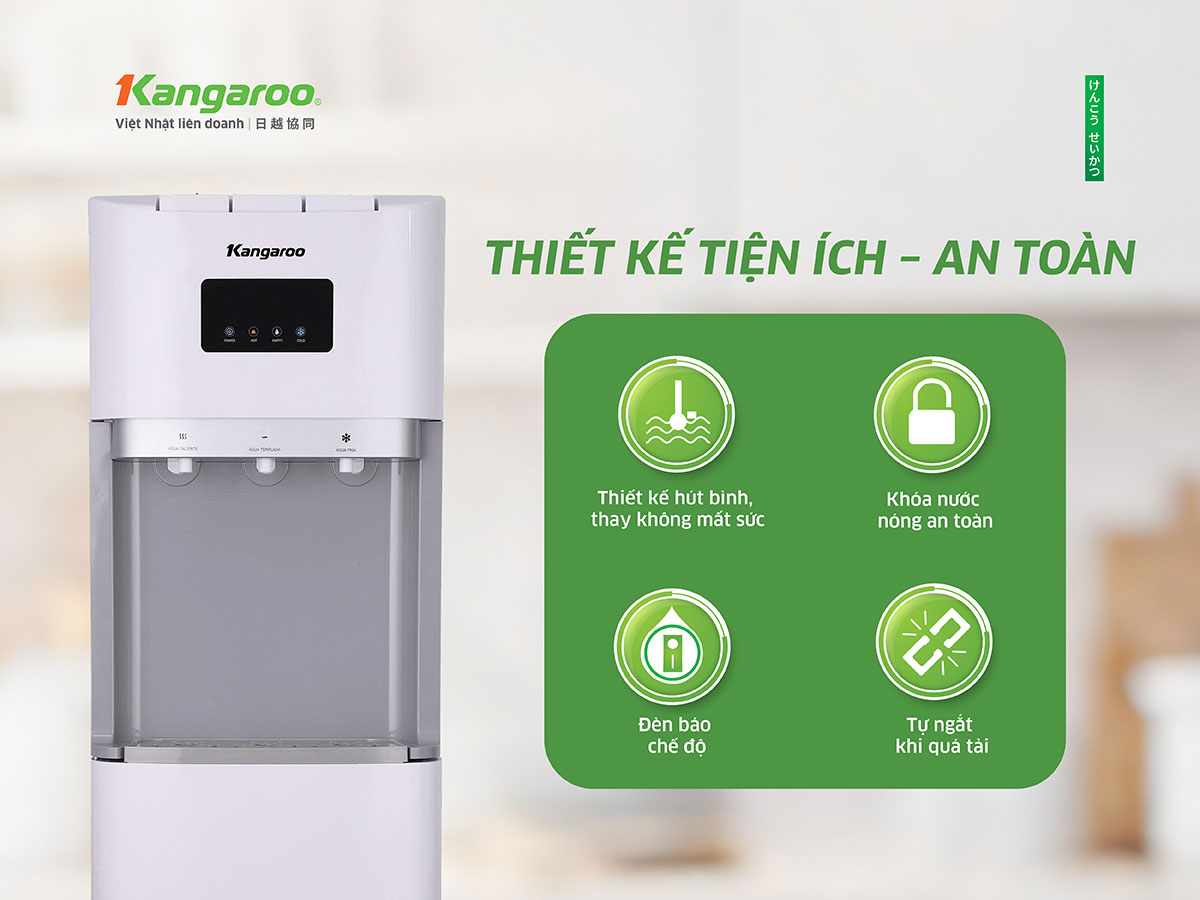 Cây nóng lạnh nước uống Kangaroo KGWD03B1D
