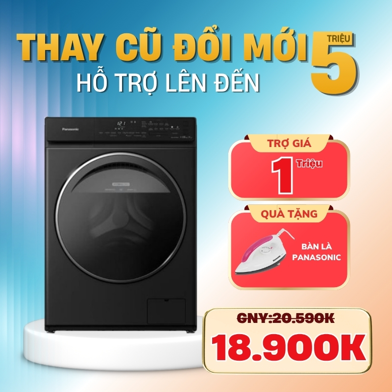 Máy giặt sấy Panasonic Inverter giặt 11.5 kg - sấy 7 kg NA-S157FW1BV