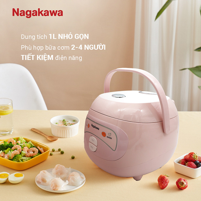 Nồi cơm điện 1L Nagakawa NAG0134