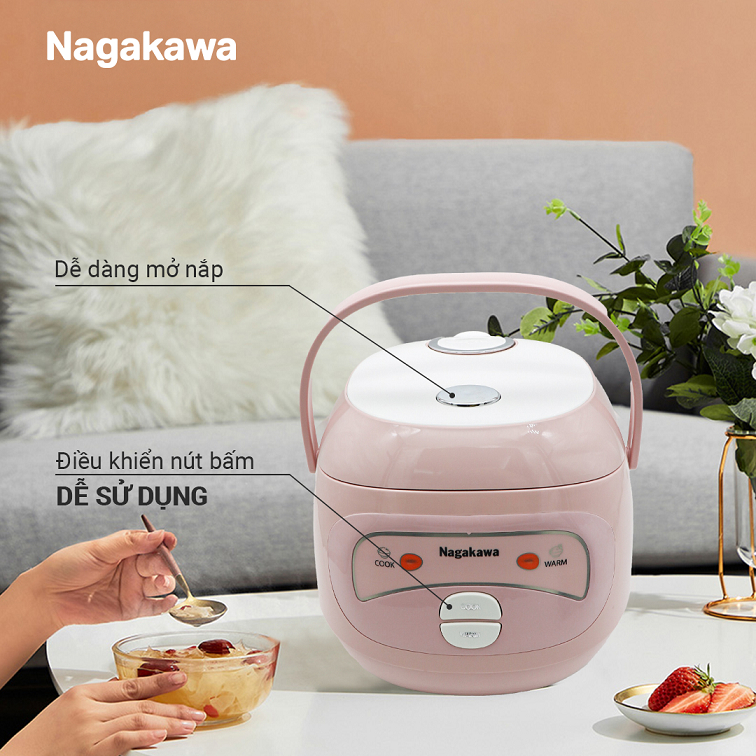 Nồi cơm điện 1L Nagakawa NAG0134