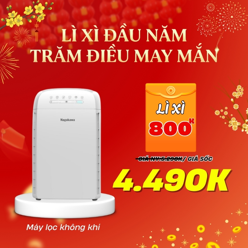 Máy lọc không khí 5 trong 1 Nagakawa NAG3501M