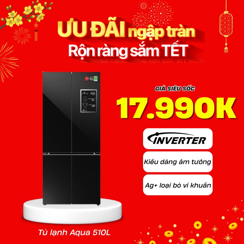 Tủ lạnh Panasonic Inverter 510 lít Multi Door NR-X561BK-VN