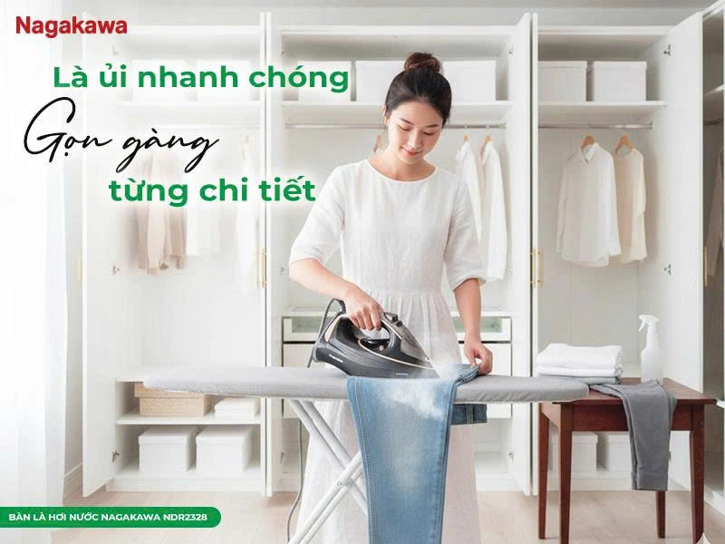 Bàn là hơi nước Nagakawa NDR2328