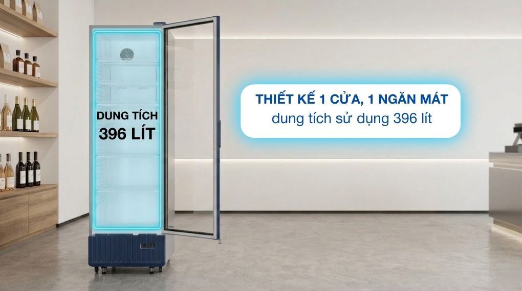 Tủ mát Aqua 396 Lít AQS-AF520H