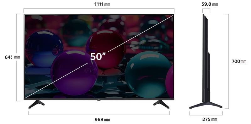 Smart Tivi LG AI 4K 50 Inch 50UA7350PSB