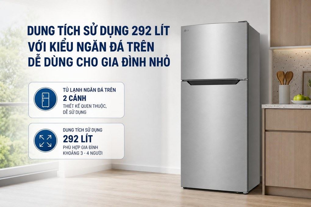 Tủ lạnh LG Inverter 292 lít T30SV