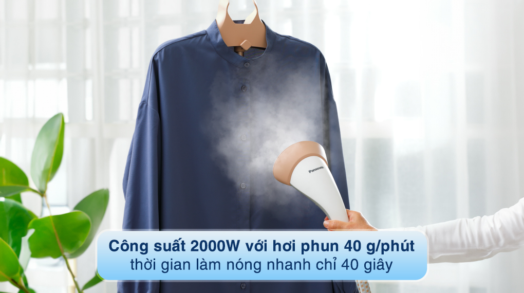 Bàn là hơi nước đứng Panasonic 2000W NI-GSG060WRA