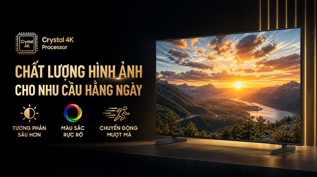 Smart Tivi Crystal UHD Samsung AI 4K 43 inch UA43U8000HKXXV