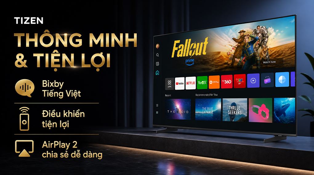 Smart Tivi Crystal UHD Samsung AI 4K 43 inch UA43U8000HKXXV
