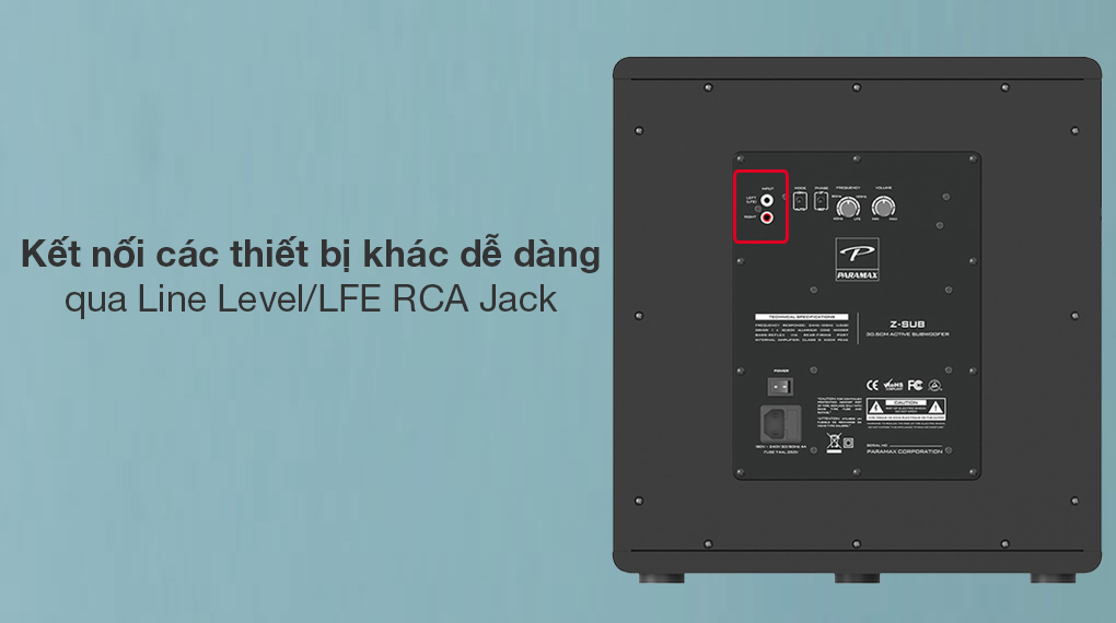 Loa siêu trầm Paramax  600W Z-SUB