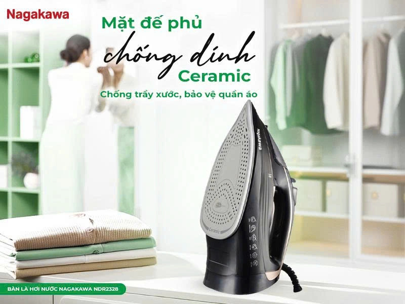 Bàn là hơi nước Nagakawa NDR2328