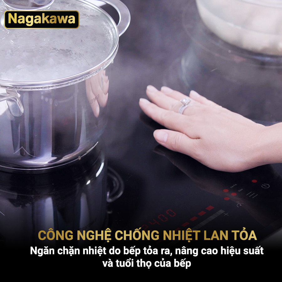Bếp từ đôi Inverter Nagakawa NAG1215M
