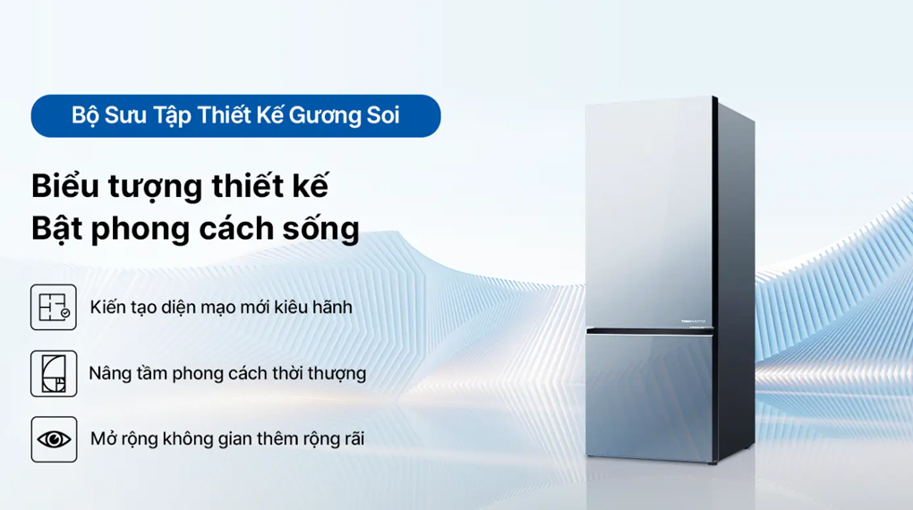 Tủ lạnh Aqua Inverter 324 lít AQR-B380MA(GM)