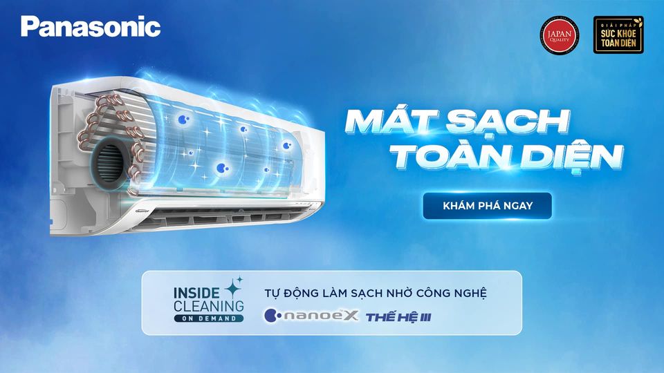 Điều hòa Panasonic  1 chiều inverter 18000btu CU/CS-RU18AKH-8B