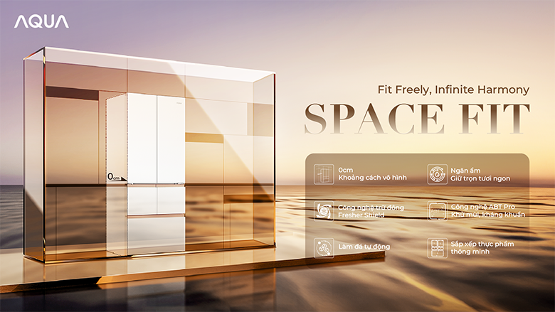 Tủ lạnh Aqua Biến tần 512 lít Multi Door AQR-MA585XA(MC)U1