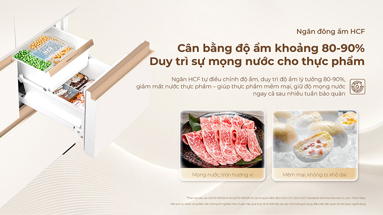 Tủ lạnh Aqua Biến tần 512 lít Multi Door AQR-MA585XA(MC)U1