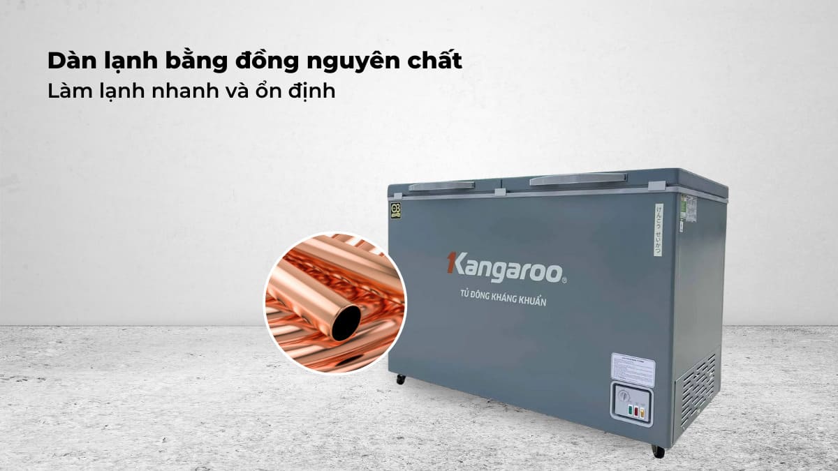 Tủ Đông Kangaroo 327 Lít KGFZ389NK2