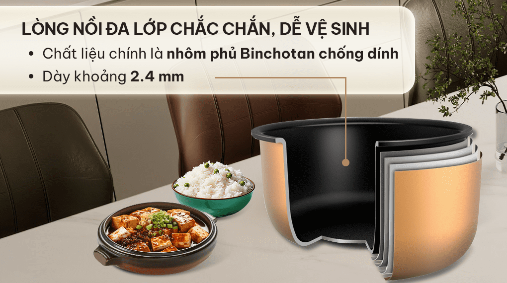 Nồi cơm điện Panasonic SR-DL104WRA