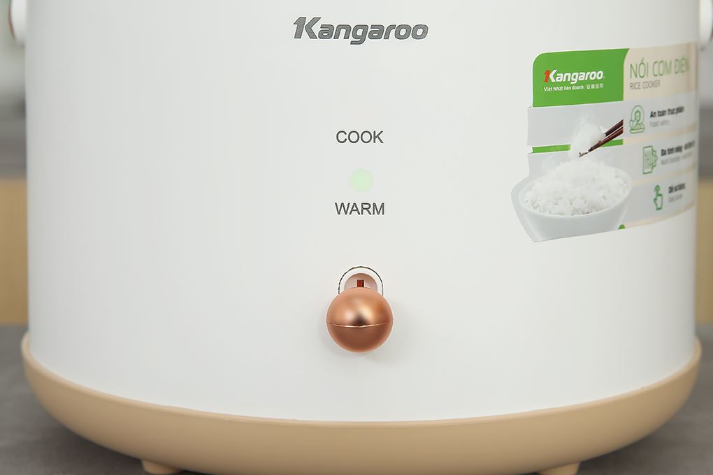 Nồi cơm điện nắp gài Kangaroo 0.8 lít KGRC08M3