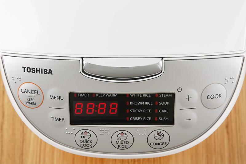 Nồi cơm điện tử Toshiba 1.8 lít RC-18DH2PV(W)