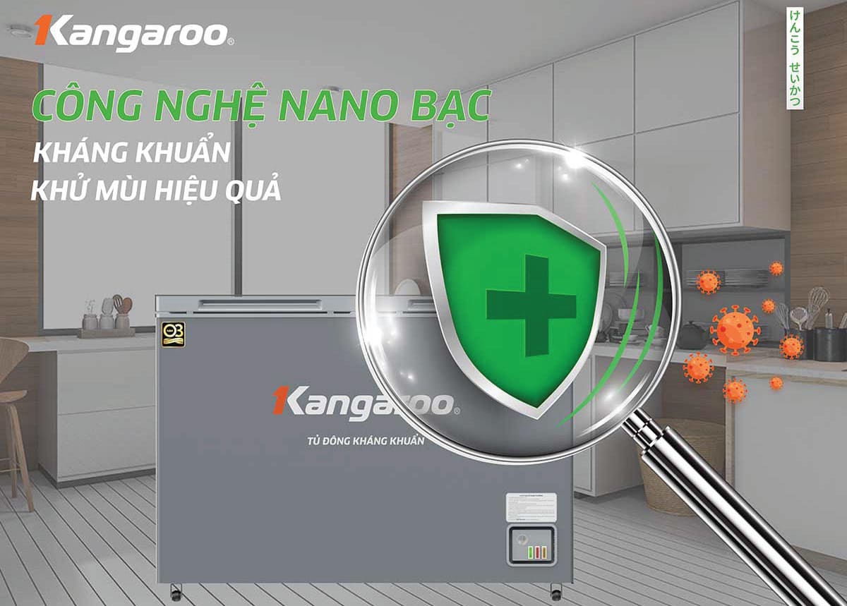 Tủ Đông Kangaroo 327 Lít KGFZ389NK2