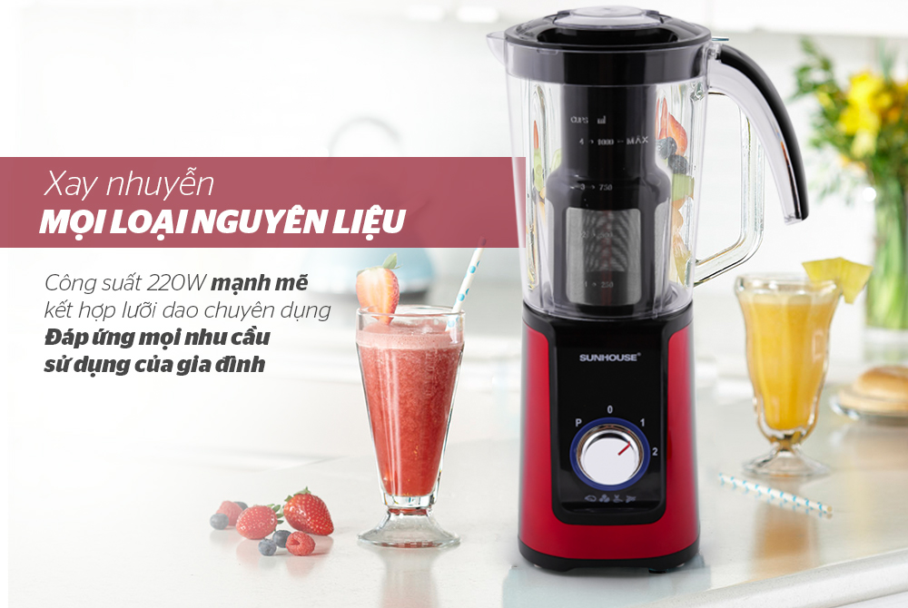 Máy xay sinh tố Sunhouse SHD5322R