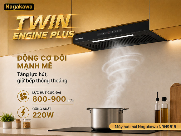 Máy hút mùi Nagakawa NRH9615