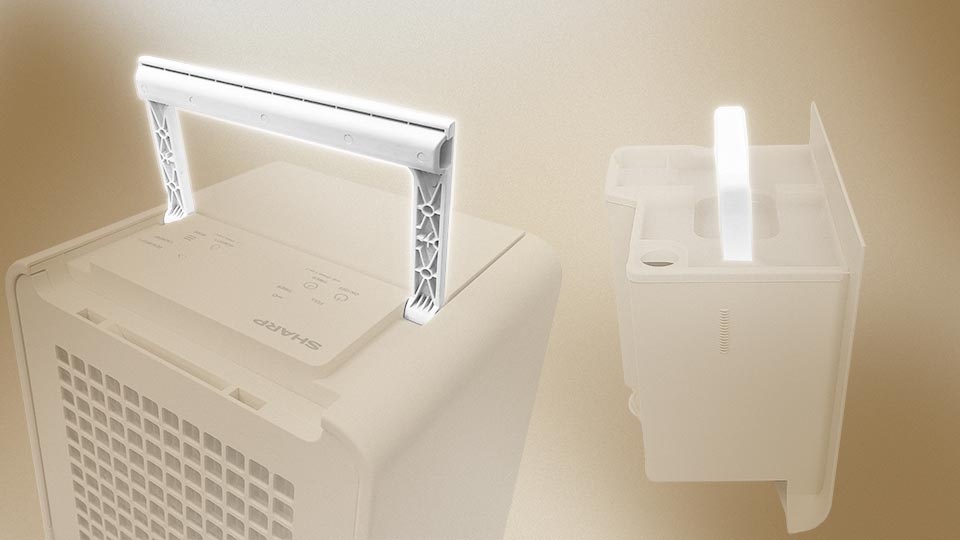 Máy hút ẩm và tạo ion Sharp DW-P12HV-W