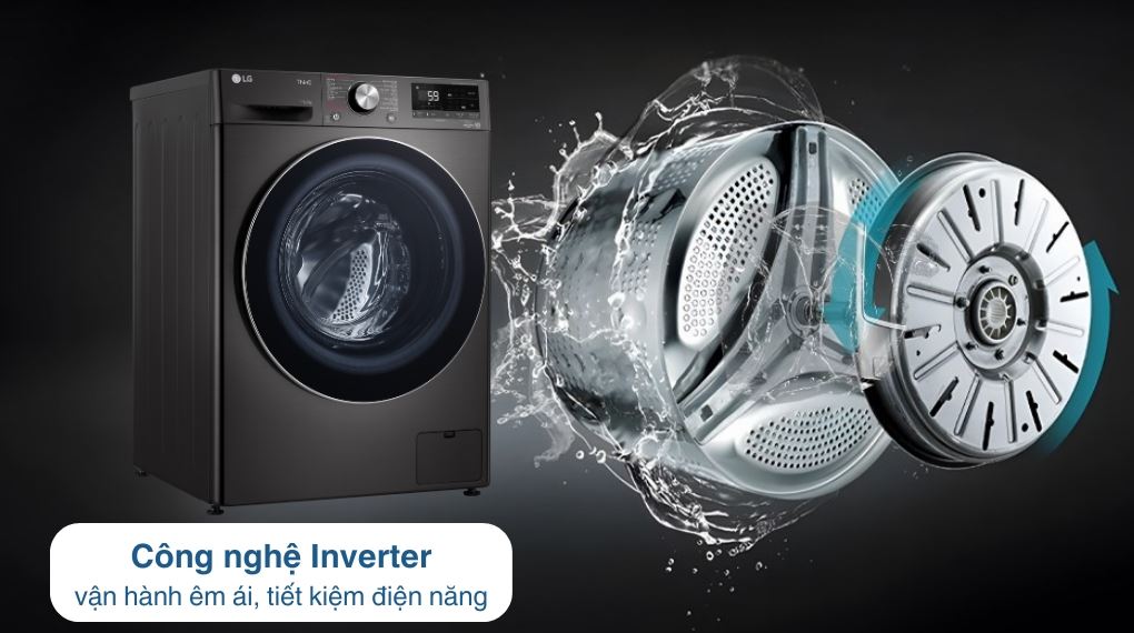 Máy giặt sấy LG Inverter giặt 11 kg - sấy 7 kg FV1411D4B