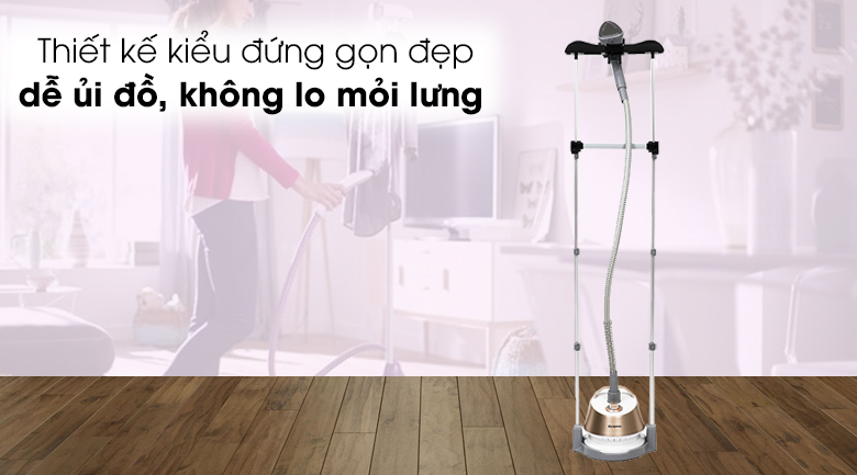 Bàn là hơi nước đứng Kangaroo 1580W KG75B6