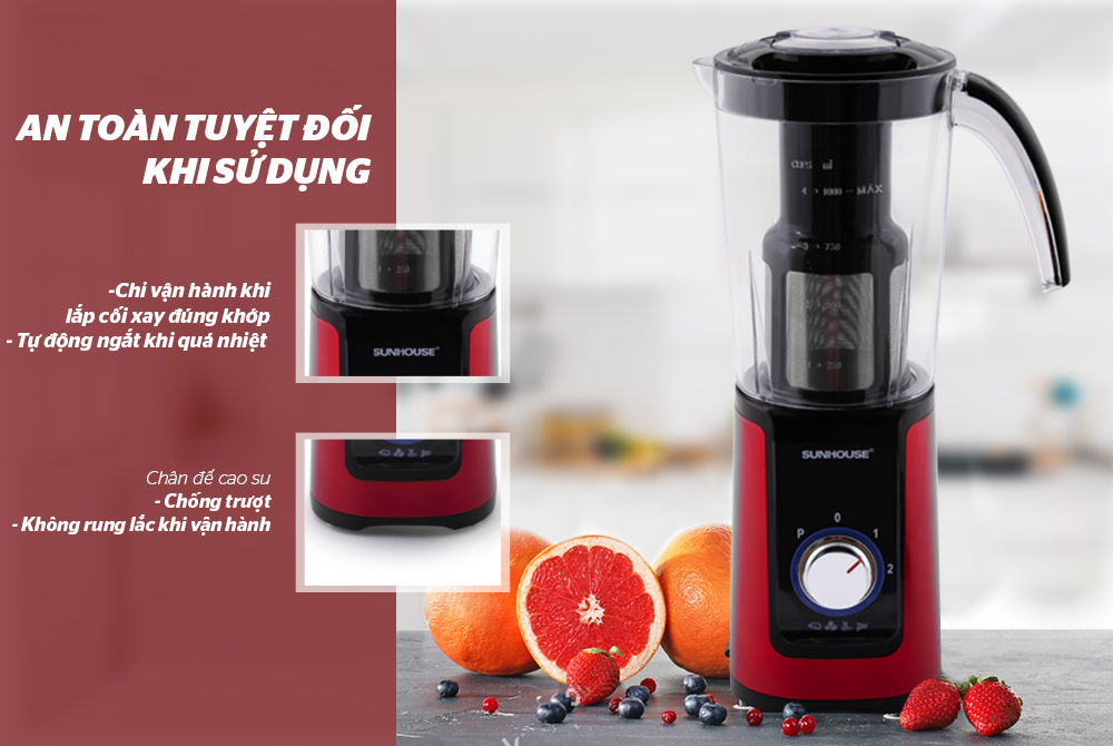 Máy xay sinh tố Sunhouse SHD5322R