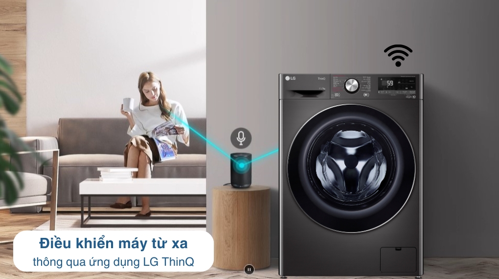 Máy giặt sấy LG Inverter giặt 11 kg - sấy 7 kg FV1411D4B