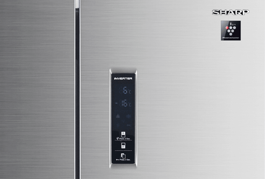 Tủ lạnh Sharp Inverter 401 lít Multi Door SJ-FXP480VG-BK