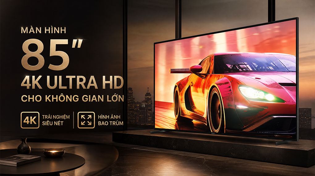 Google Tivi Sony 4K 85 inch K-85XR30M2
