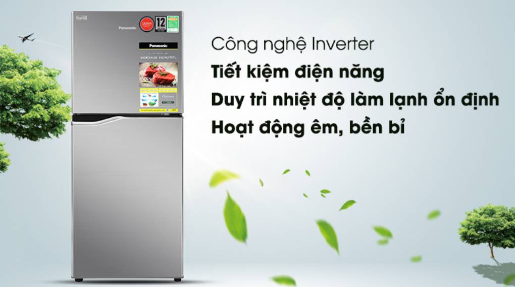 Tủ lạnh Panasonic Inverter 170L NR-BA190PPVN