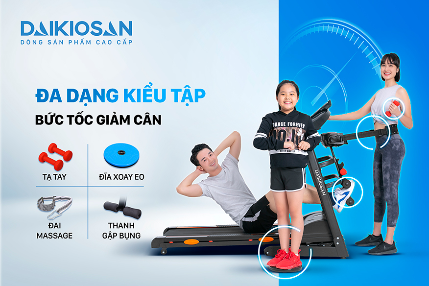 Máy chạy bộ Daikiosan DVCB00005