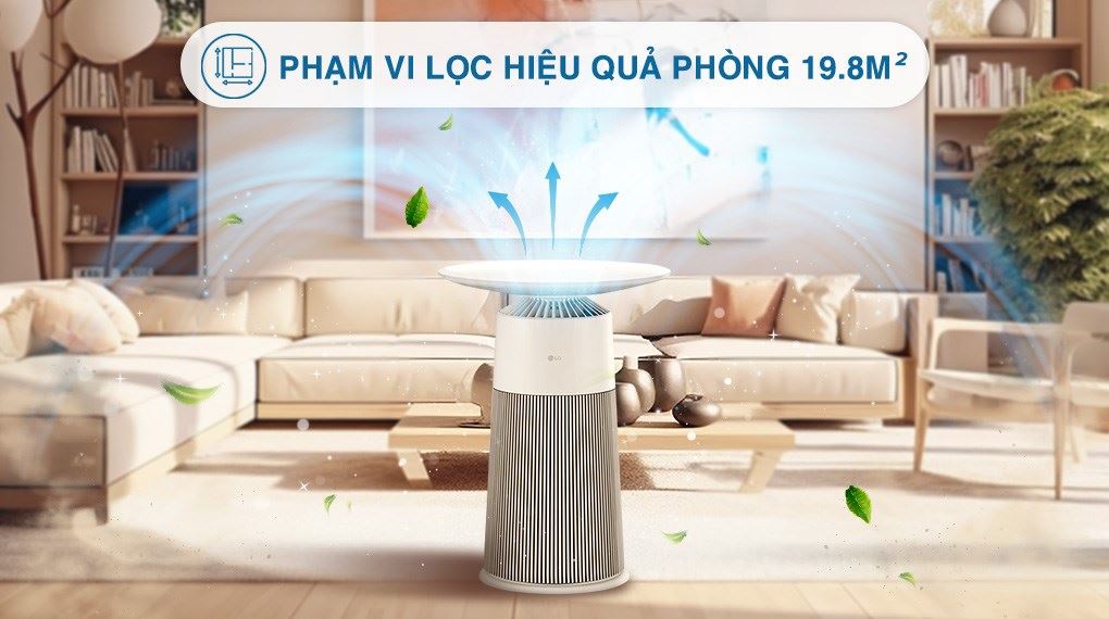 Máy lọc không khí LG PuriCare Aero Furniture 28W AS20GPBK0.ABAE
