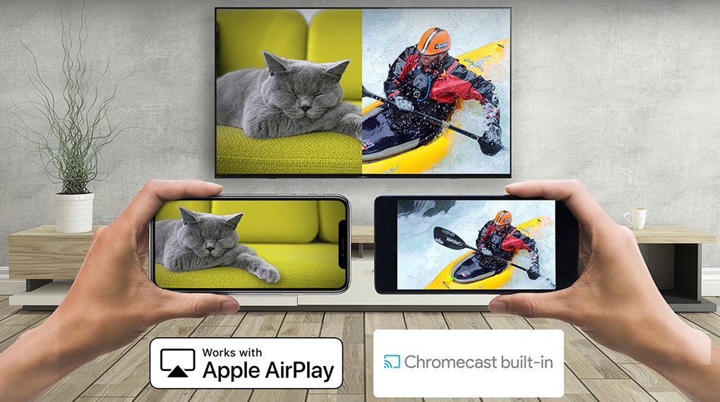 Google Tivi QLED Mini LED Sony AI 4K 85 inch K-85XR90