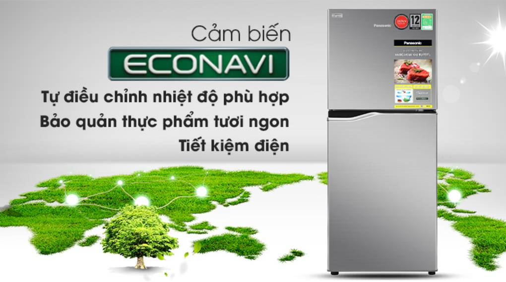 Tủ lạnh Panasonic Inverter 170L NR-BA190PPVN